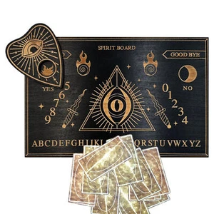 Ouija Spirit Board Wood Decision Maker Message Planchette - Picture 1 of 6