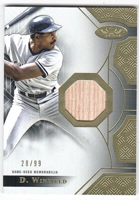 2023 Topps Tier One Relics Dave Winfield Yankees Game Bat #28/99 - Image 1 of 2