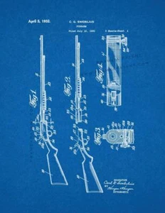 Firearm Patent Print Blueprint - Picture 1 of 3