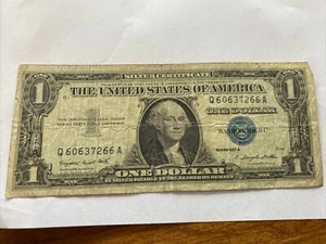 1957  Rare Blue Note $1 Dollar Bill Silver Certificate Series A - Picture 1 of 1