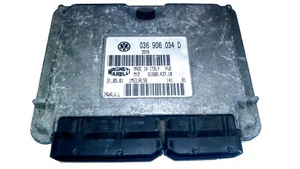 VW Audi Seat Engine Control Unit ECU 036906034D IAW4LV.L IMMO OFF PLUG&PLAY - Picture 1 of 2