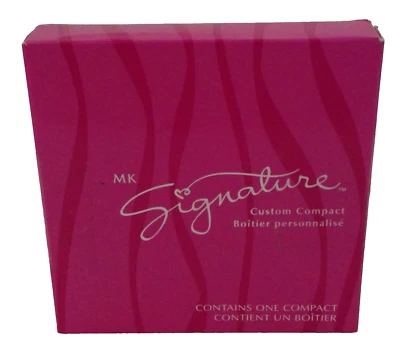 MARY KAY SIGNATURE PERSONALIZADO COMPACTO 9004 Maquillaje Recargable Espejo Retirado NUEVO Foto 1 de 4