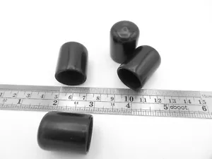 3/4" OD Fit 1" Longitud Extremo Tapa Cubierta Flexible Push-On Tubo Perno Máscara Proteger - Imagen 1 de 12