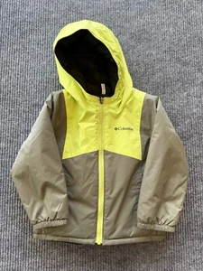 Columbia Alpine Action III Jacket Kids 3T Green Reversible Long Sleeve Winter - Picture 1 of 10
