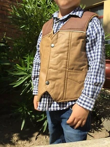 Chaleco vaquero / cowboy para niño - Picture 1 of 5