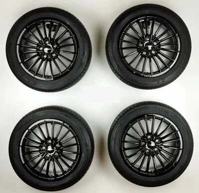 VW Bus T5 T6 T6.1 Ronal R68 8Jx18 Et 42 Schwarz Glanz 255/45R18 103Y Matador - Bild 1 von 4