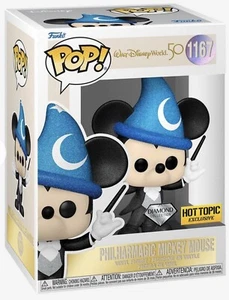 ¡FUNKO POP! DISNEY DIAMOND PHILHARMAGIC MICKEY #1167 NUEVO HOT TOPIC EXCLUSIVO 50th - Imagen 1 de 1