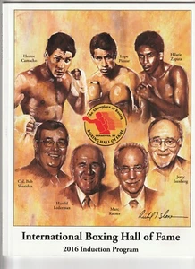Salón de la Fama del Boxeo Internacional 2016-Héctor Camacho-Lupa Pintor-Hilario Zapata - Imagen 1 de 2