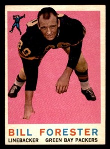1959 Topps Football #39 Bill Forester EX/MT *d4