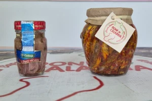 Oferta combinada: Anchoas picantes en vaso (314 ml) + Filetes de anchoa (106 ml) - Imagen 1 de 5