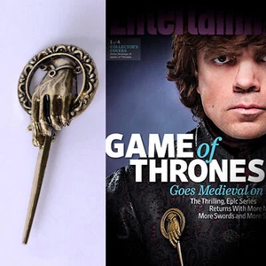 new Game of Thrones Hand of the King Bronze Metal Alloy Brooch Pin Badge  - Picture 1 of 3