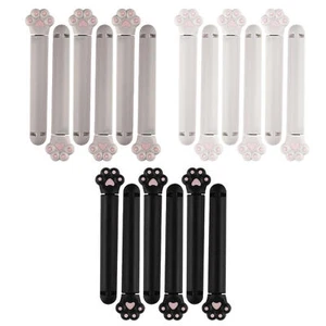 6 Pieces Chip Bag Sealing Clip Cartoon Cat Paw Shape Food Package Clamp for Home - Picture 1 of 15