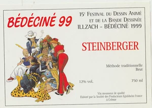 MARINI  etiquette de vin mousseux 1999 festival Illzach - Picture 1 of 1