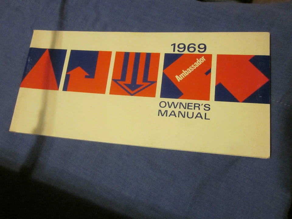 1969 AMC Ambassador Owners Manual USUARIO NOS Originales - Imagen 1 de 1