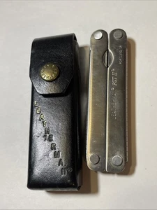 Vintage Leatherman PST II Stainless Steel Multi-Tool With Leather Sheath 1999  - Picture 1 of 11