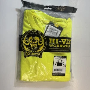 OccuNomix Type R Class 3 Hi-Vis Black Bottom Long Sleeve T-Shirt, LUX-LSETPBK-YL - Bild 1 von 5