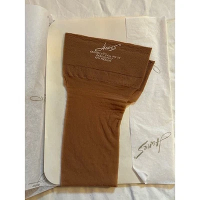 2 pares de medias sandalia Hanes Cantrece vintage de stock antiguo en poco color Foto 1 de 4