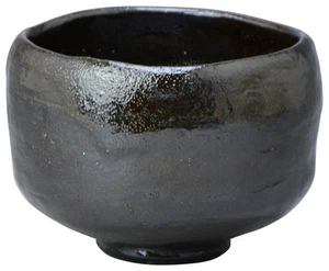 Kyoyaki Kiyomizuyaki Jurakugama Matcha bowl Fukukuro Raku kta842 - Picture 1 of 7