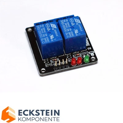 5V/220V 2 Channel Relay Shield Compatible with Arduino Relais Modul - Bild 1 von 4