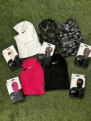 Nike Pro Therma-Fit Hyperwarm Capucha Máscara de Esquí Negro/Blanco/Camuflaje Envío Rápido Foto 1 de 4