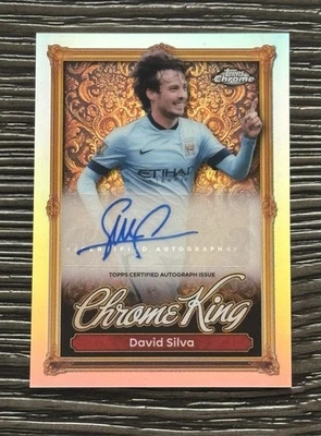 DAVID SILVA - 2025-26 Topps Premier League - Chrome Kings Auto #CKA-DS - Image 1 of 3