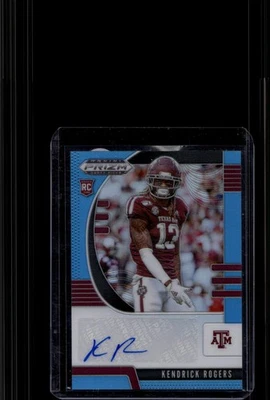 2020 Prizm Draft Kendrick Rogers Blue Autographs #/30 - Image 1 of 2