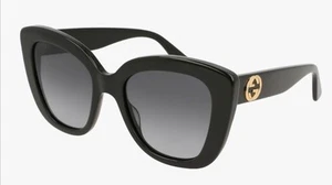 Gafas de sol negras para mujer GUCCI GG0327S-001 talla 52-20-140 - Imagen 1 de 4