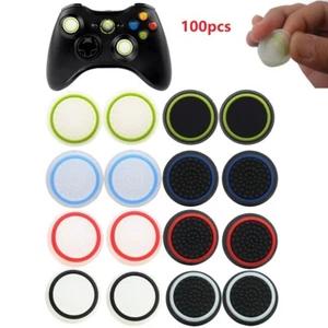 100X Thumb Stick Grip Joystick Cap Cover for PS3 PS4 Ps5 XBOX ONE Wii U Switch - Picture 1 of 11