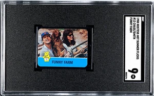 1988 Hostess Hot Summer Flicks #12 Chevy Chase Madolyn Smith Funny Farm SGC 9 - Picture 1 of 4