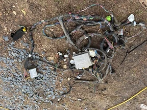 2003 Jeep Wrangler TJ Dash complete Interior Wiring Harness Wire Loom 6 cylinder - Picture 1 of 9