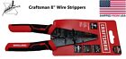 Craftsman 8" Wire Strippers Stripper Pliers Crimping Cutting Electrical Wire FS