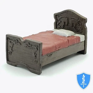 Bed - Rusty Dragon Inn #47 Pathfinder Battles D&D Miniature - Picture 1 of 2