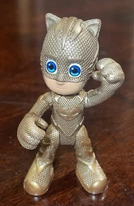 PJ Masks Hidden PJ Surprise Rare HTF Golden Catboy Figure 3 Inches LOOSE - Picture 1 of 3