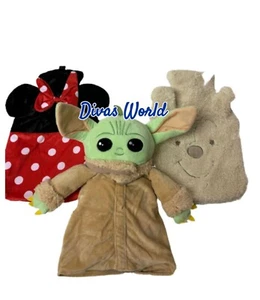 Disney Baby Yoda Bunny Minnie Mouse Winnie the Pooh Hot Water Bottle Primark - Picture 1 of 41