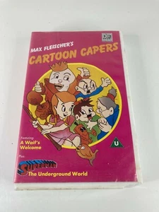 Max Fleischer's Cartoon Capers VHS Video Tape inc a wolf's welcome & superman - Picture 1 of 3