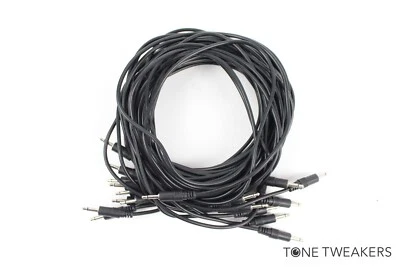 10 Patchcords 6' 3.5mm Eurorack modular synthesizer cables VINTAGE SYNTH DEALER - Image 1 of 2