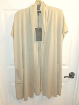 NWT St. John Beige Wool Blend Duster sz L Foto 1 de 4