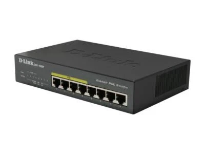 D-Link DGS-1008P Switches  4 to 10 Ports 8-port Gigabit Ethernet POE Switch - Image 1 of 4