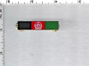 Vigili del fuoco - Barra citazione bandiera afghana (indietro vite) - Foto 1 di 2