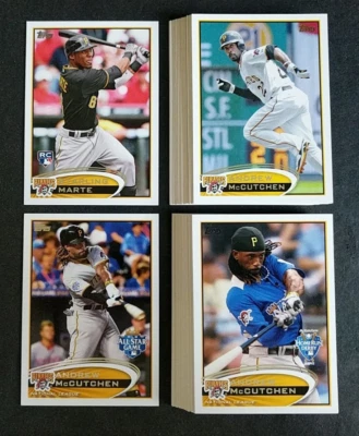2012 Topps PITTSBURGH PIRATES ~ 33 Card Team Set Series 1 & 2 with Update - Image 1 of 4