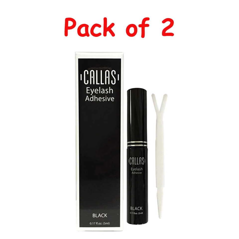 Korean Cosmetics Callas Eyelash Adhesive Black Latex 0 17oz 5ml