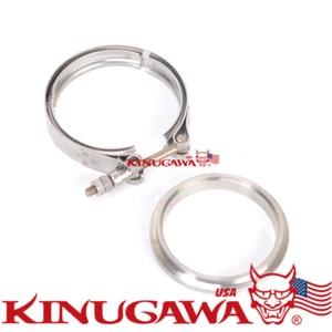 Flange Kit for Tial GT30 GT35 Turbo Turbine Housing V-band Outlet Stainless 3" - Picture 1 of 1