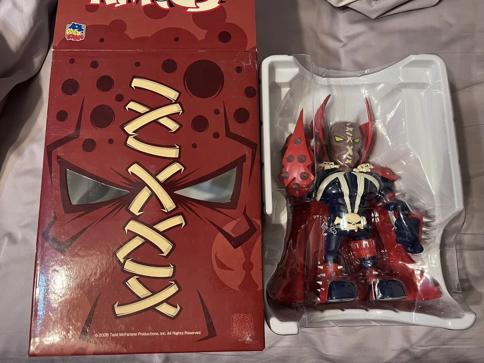 Boneco de vinil Medicom PVC estátua spawn cabeça de hambúrguer Todd McFarlane - Imagem 1 de 1