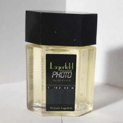 Vintage años 90 ¡RARO! Lagerfeld Foto After Shave Splash .85 oz/25 ml Nuevo Foto 1 de 2
