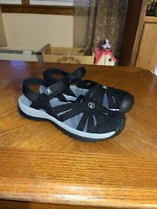 Keen Black Outdoor Hiking Slingback Comfort Sandals Womens Size 8.5