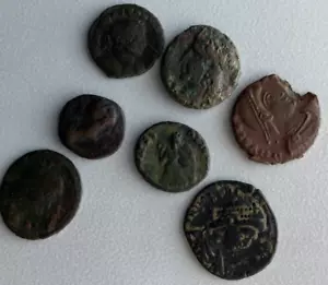Lot of rare Roman Bronze and Silver Coins. Unsearched and Uncleaned. Lot J - Picture 1 of 2