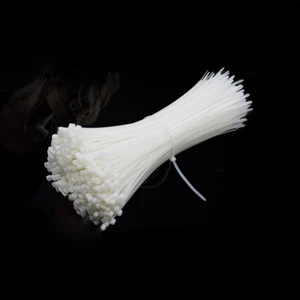 200 pièces attaches de câble en nylon 2,8 * 250 mm blanc sangles de fil autobloquantes matériau PA66 - Photo 1 sur 4
