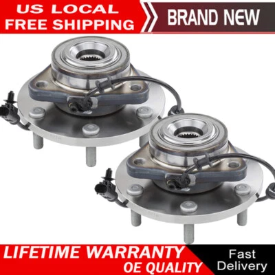 Pair 2 Front Wheel Hub and Bearing Assembly for 2012 - 2015 Nissan Titan Armada - Image 1 of 4