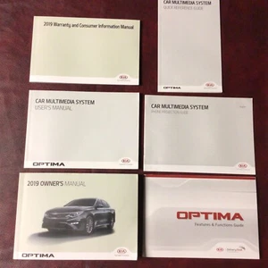 2019 KIA OPTIMA OWNERS MANUAL BOOKS GUIDE ALL MODELS - Picture 1 of 4