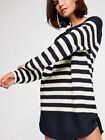 Free People Renegade Breton Oversized Sweater Pullover Tunic Small S